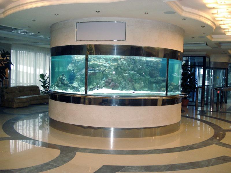 大型亚克力椭圆形鱼缸